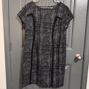 Chico’s Black and White Career Office Dress